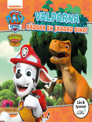 cover image of Valparna räddar en skadad dino! (Läs & lyssna)